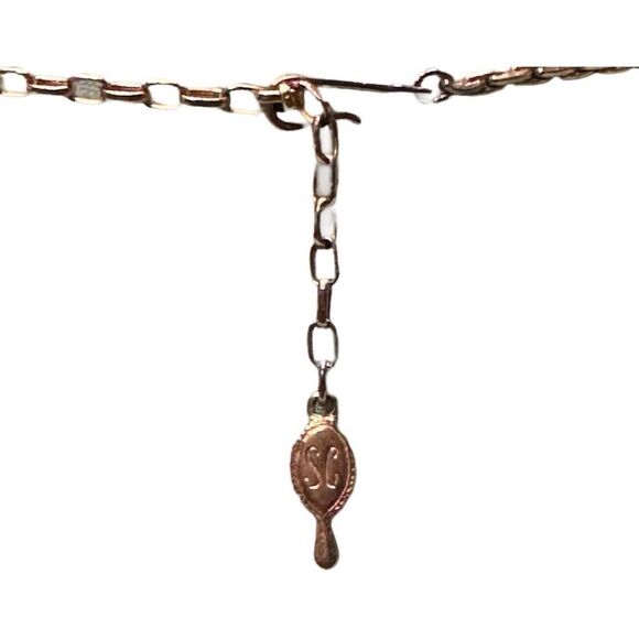 Necklace – Vintage 1970s Sarah Coventry Blue Cabochon Set - Picture 3 of 7